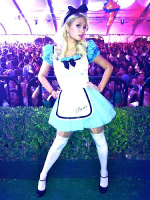 Paris Hilton Dressed As Alice