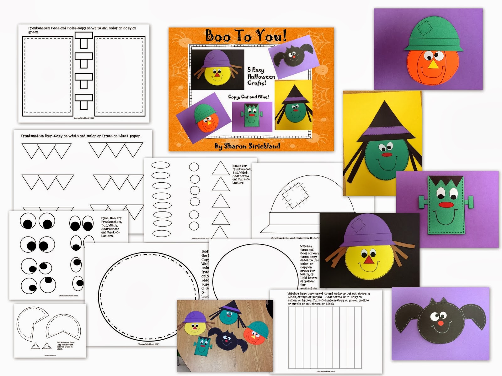 Super Second  Grade  Smarties Halloween  Crafts  and a Freebie 