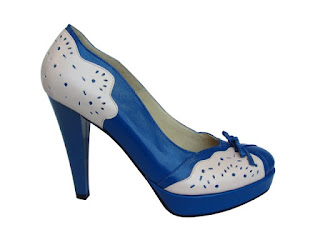 pantofi dama albastri