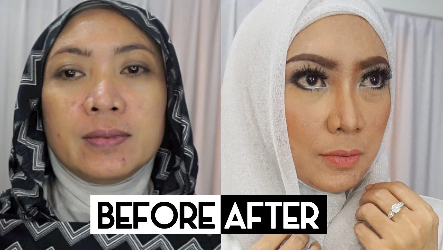 Ini Vindy Yang Ajaib Makeup Makeover Wanita Paruh Baya Usia Diatas