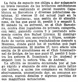 Recorte de La Vanguardia, 20/12/1935