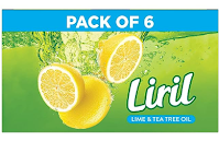 Refreshing Bathing Soaps with Freshness of Lemon - Paraben and Sulphate Free Soap Bar, 125 g (Pack of 6)