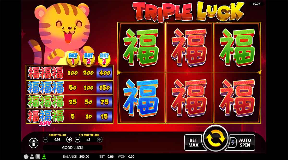 Triple Luck - Demo Slot Online Top Trend Gaming Indonesia
