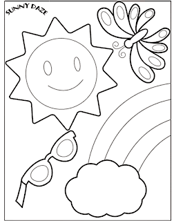 summer coloring pages, free coloring pages