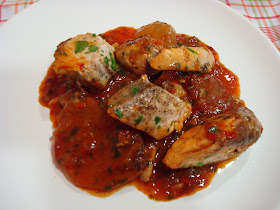 pescado salsa de sidra atún bonito