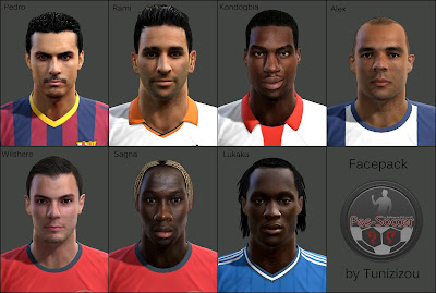 [PES 2013] Facepack August 2013 by Tunizizou 