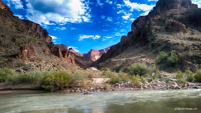 Grand Canyon National Park geology rafting Colorado River Arizona travel trip copyright RocDocTravel.com