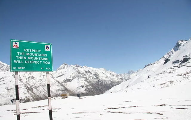 Rohtang Pass in Winter