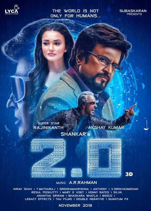 Robot 2.0 (2018) 720p HDRip South Hindi Dubbed Movie [Dual Audio] [Hindi]  [800MB, 400MB,1.3GB]