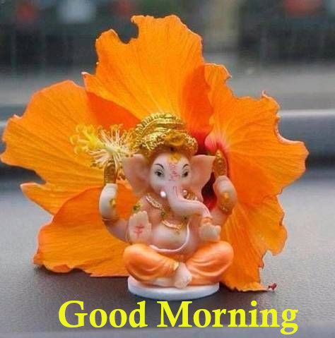 Good Morning Cute Ganesha