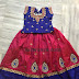 Pink and Blue Kundan Pearl Lehenga