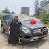 Blogger Linda Ikeji buys N30million Mercedes Benz for her sister