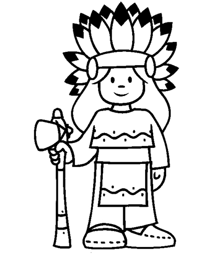 Indians Coloring Pages