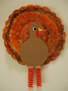This is a cute Fall and/or Thanksgiving craft I did with a Grade 2 class.