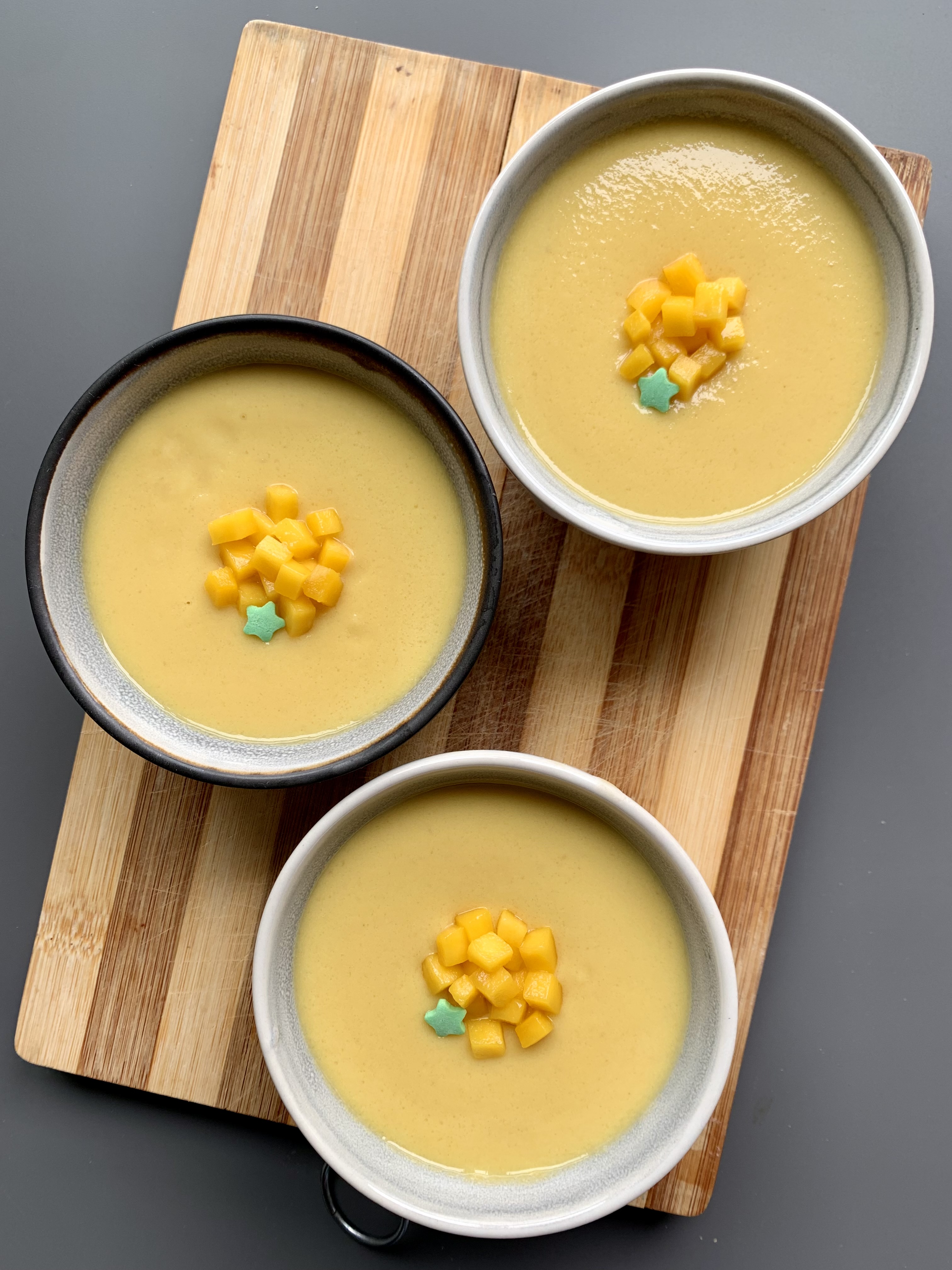 Natillas de mango