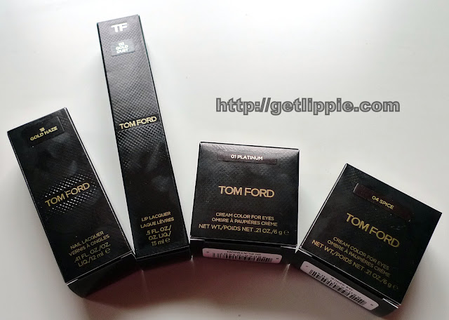 Tom Ford S/S 2012 Gold Dust Lip Lacquer and Gold Haze Nail Varnish
