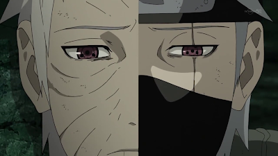 Kakashi y Obito Sharingan