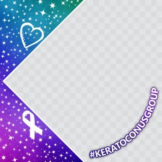 Keratoconus Facebook Profile Picture Frame