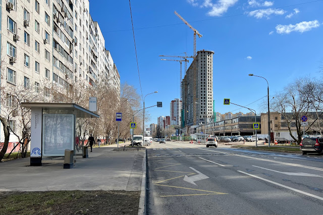 Отрадная улица, строящийся жилой комплекс Malevich