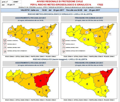 allerta meteo scuole chiuse aci sant'antonio