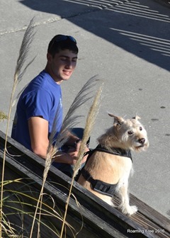 Nick & Casey waiting for us