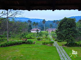 Lush green traditional Kerala style Ayurvedic setup