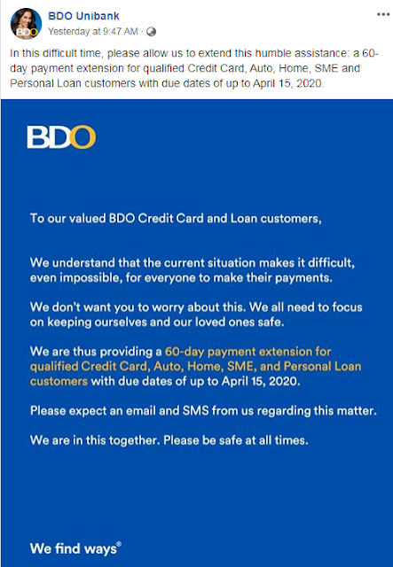 BDO Payment Extension