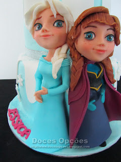 Frozen disney elsa anna sugar paste