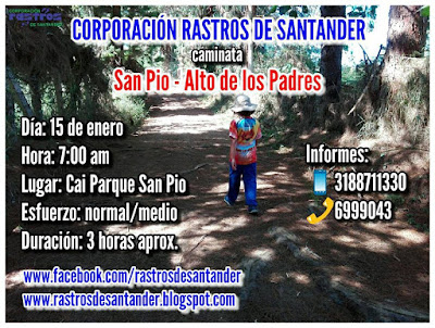 Caminatas Corporación Rastros de Santander