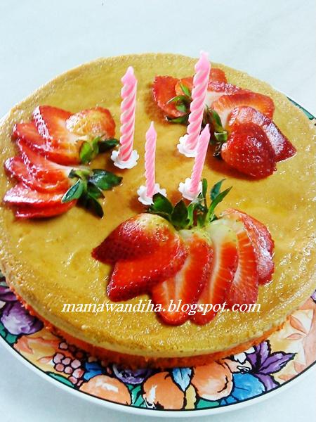 Dari Dapur MaDiHaA: Kek Oren Puding Karamel