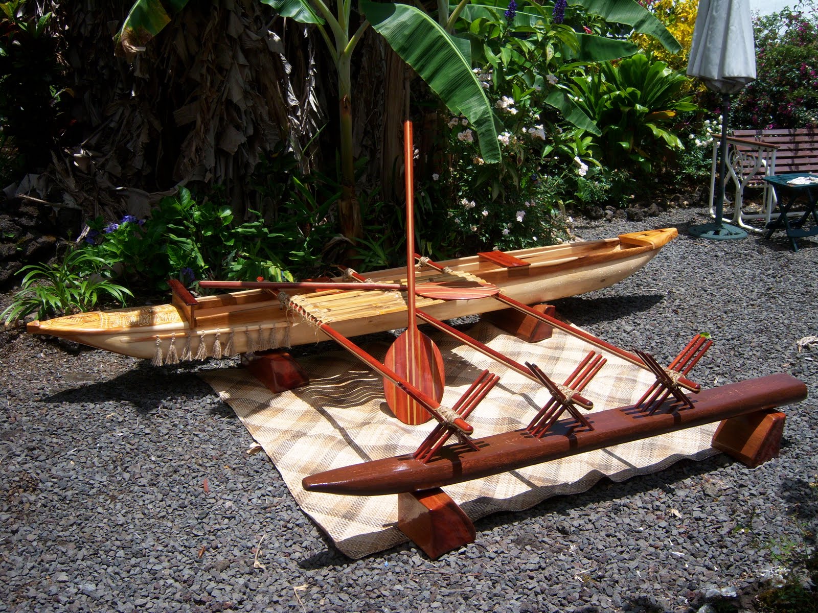 Traditional Outrigger, Dugout Canoe For Sale