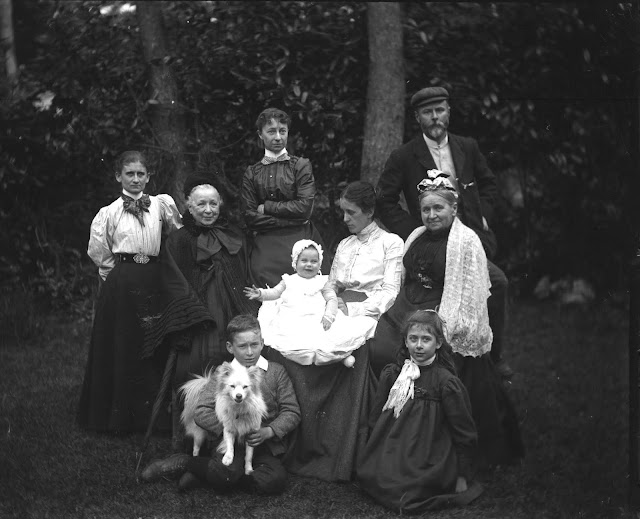 L'Estrange family Bache Hall, Chester, England 1897