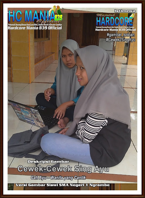 Gambar Siswa-Siswi SMA Negeri 1 Ngrambe Versi Cah Ayu Khas Istimewa - Buku Album Gambar Soloan Edisi 7.1
