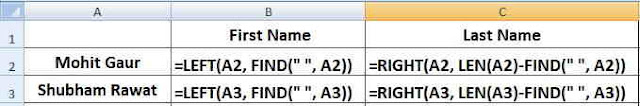  LEFT, RIGHT, LEN & FIND in Hindi, Excel