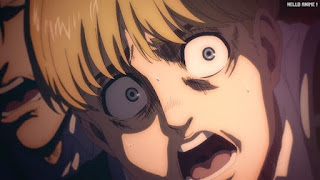 進撃の巨人 アニメ 88話 完結編 前編 アルミン Armin 地鳴らし Attack on Titan Episode 88