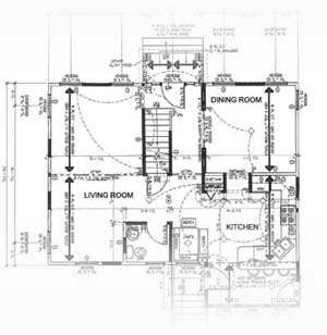 Denah Interior Apartemen 2 Kamar