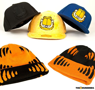 The Hundreds x Garfield Clothing & Accessory Collection - Garfield New Era Fitted Cap & Garfield Beanie