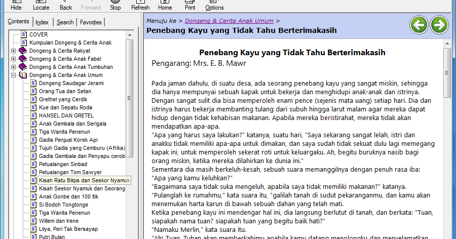 Kumpulan Dongeng dan Cerita untuk anak (bersifat mendidik 