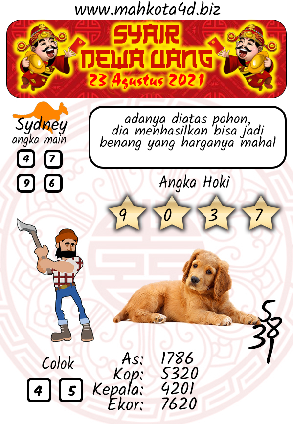 Syair Prediksi Togel Sydney - SDY Senin, 23 - Agustus - 2021
