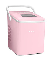 Igloo Self-Clean Ice Maker Machine in pink
