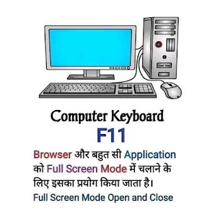 How to Use of Keyboard Function keys F11