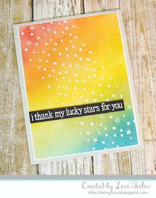 I Thank My Lucky Stars for You card-designed by Lori Tecler/Inking Aloud-stamps from Lawn Fawn