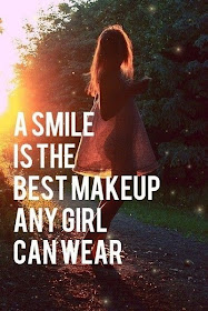 smile is best makeup girly quote