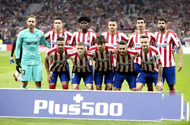 CLUB ATLÉTICO DE MADRID. Temporada 2019-20. Oblak, José María Giménez, Thomas Partey, Vitolo, Savic, Diego Costa. Renan Lodi, Kieran Trippier, João Félix, Koke, Saúl Ñíguez. CLUB ATLÉTICO DE MADRID 0 REAL MADRID C. F. 0. Sábado, 28/09/2019, 21:00 horas. Campeonato de Liga de 1ª División, 7ª jornada. Madrid, estadio Wanda-Metropolitano: 68.032 espectadores. Árbitro: José Luis González González, Castilla y León. Entrenadores: Atlético de Madrid: Diego Pablo Simeone. Real Madrid: Zinedine Zidane.