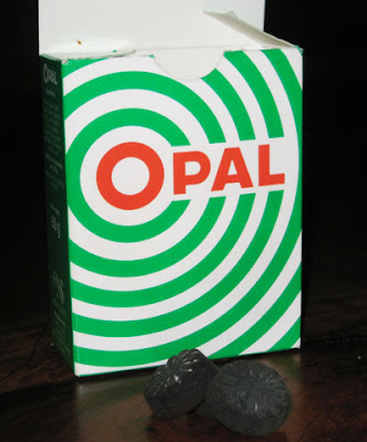 Opal green licorice candy iceland