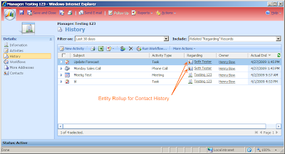Entity Rollup for Activities in Dynamics CRM 4.0