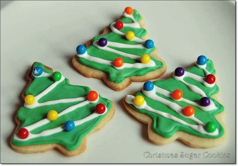 Christmas Cookies, Christmas Tree Sugar Cookie