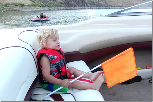 orange boating flag