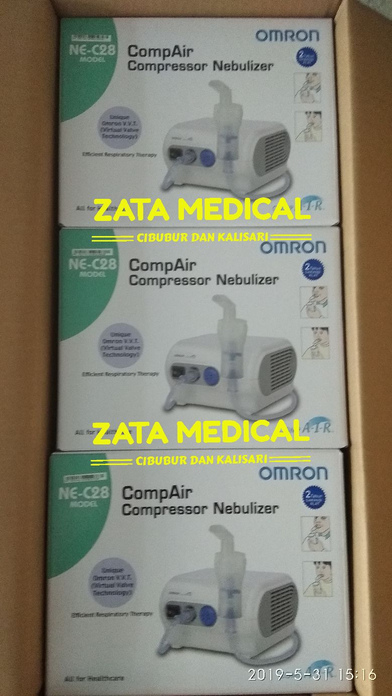 Nebulizer omron alat inhalasi terapi asma dan lainya di cibubur ciracas jakarta timur