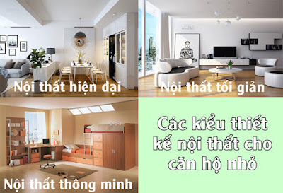 Các kiểu thiết kế nội thất cho căn hộ